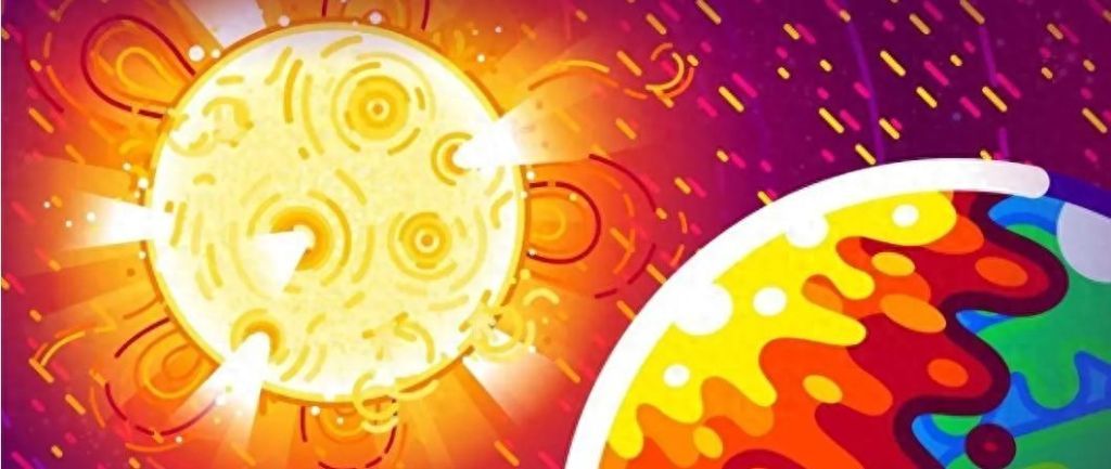 太阳是我们地球的恒星，也是地球上一切物质的起源