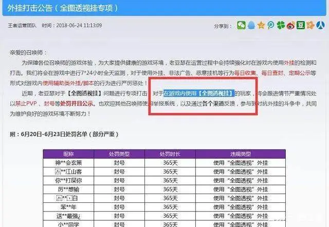 王者荣耀全图透视挂遭腾讯告风险会小很多